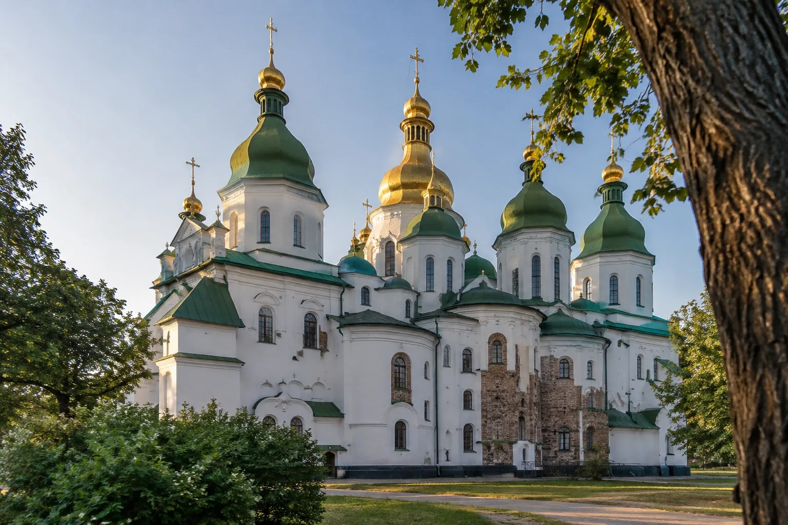 Зовнішній вигляд Софійського собору в Києві